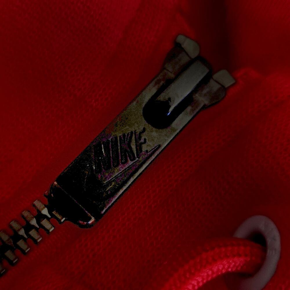 NIKE Chicago Bulls NBA modern cape full zip high low hoodie sweatshirt Sz S NEW - Picture 5 of 7